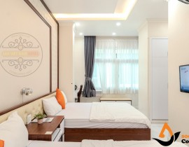 phòng đôi 2 giường có cửa sổ